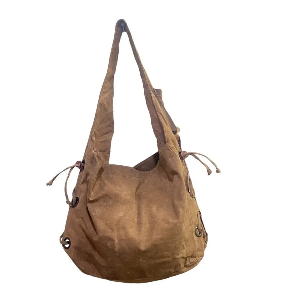 NEW Urban Outfitters WTF Maverick Tote Bag in Tawny Tan